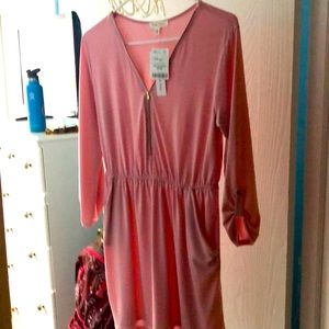 Light pink cute women’s dress